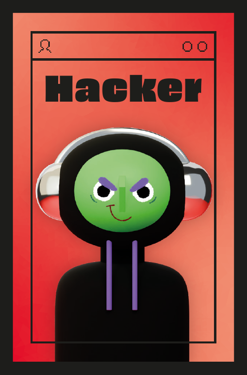 Profielkaart van een Hacker
